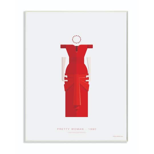 Stupell Industries Pretty Woman Fashion Design Wall Plaque